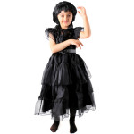 Karnevalový kostým – Wednesday Addams s doplnkami (150)